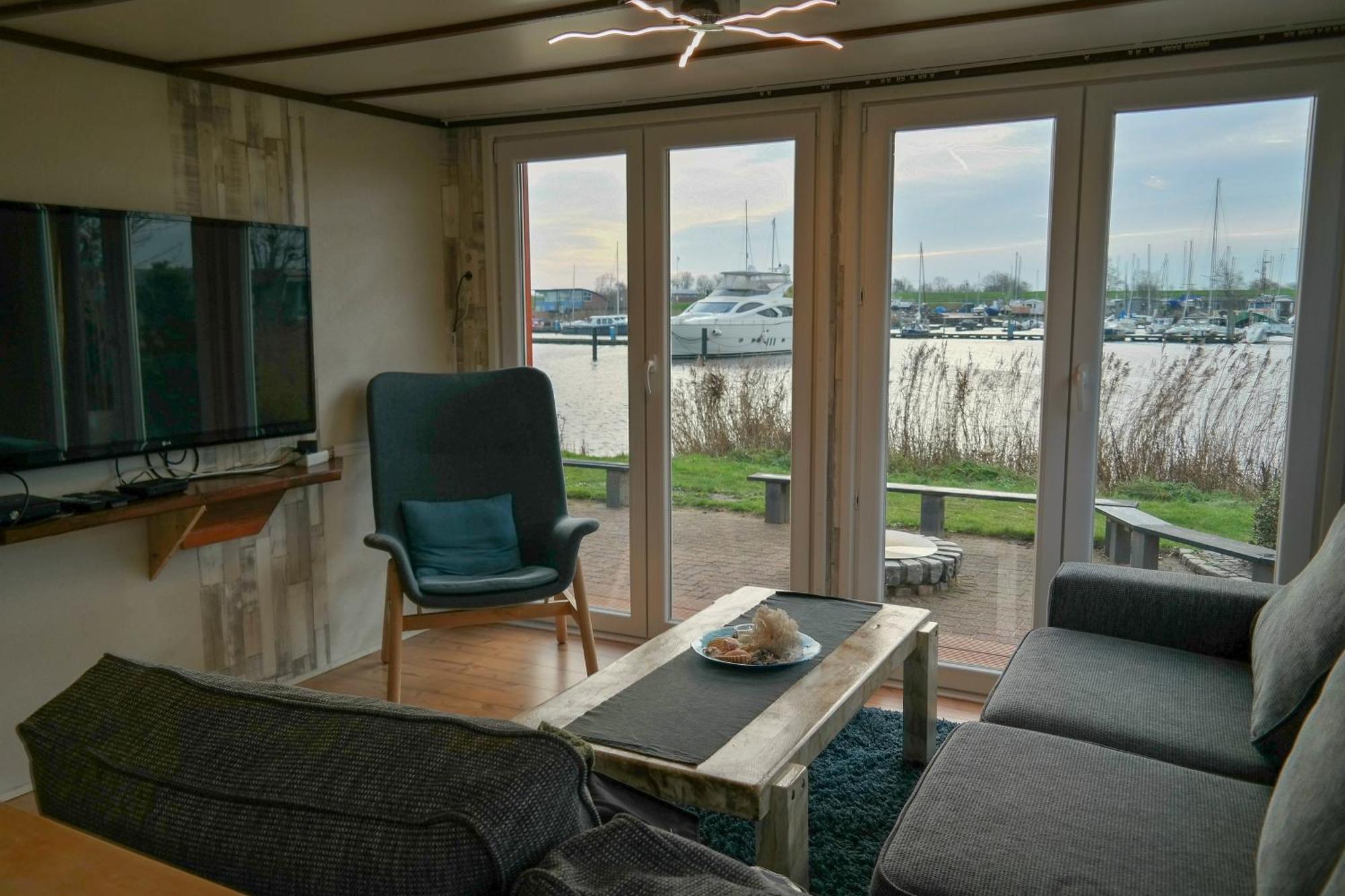 8 Pers House 'Capitein Theis' With Seaside In Front Of The Lauwersmeer Anjum Eksteriør billede